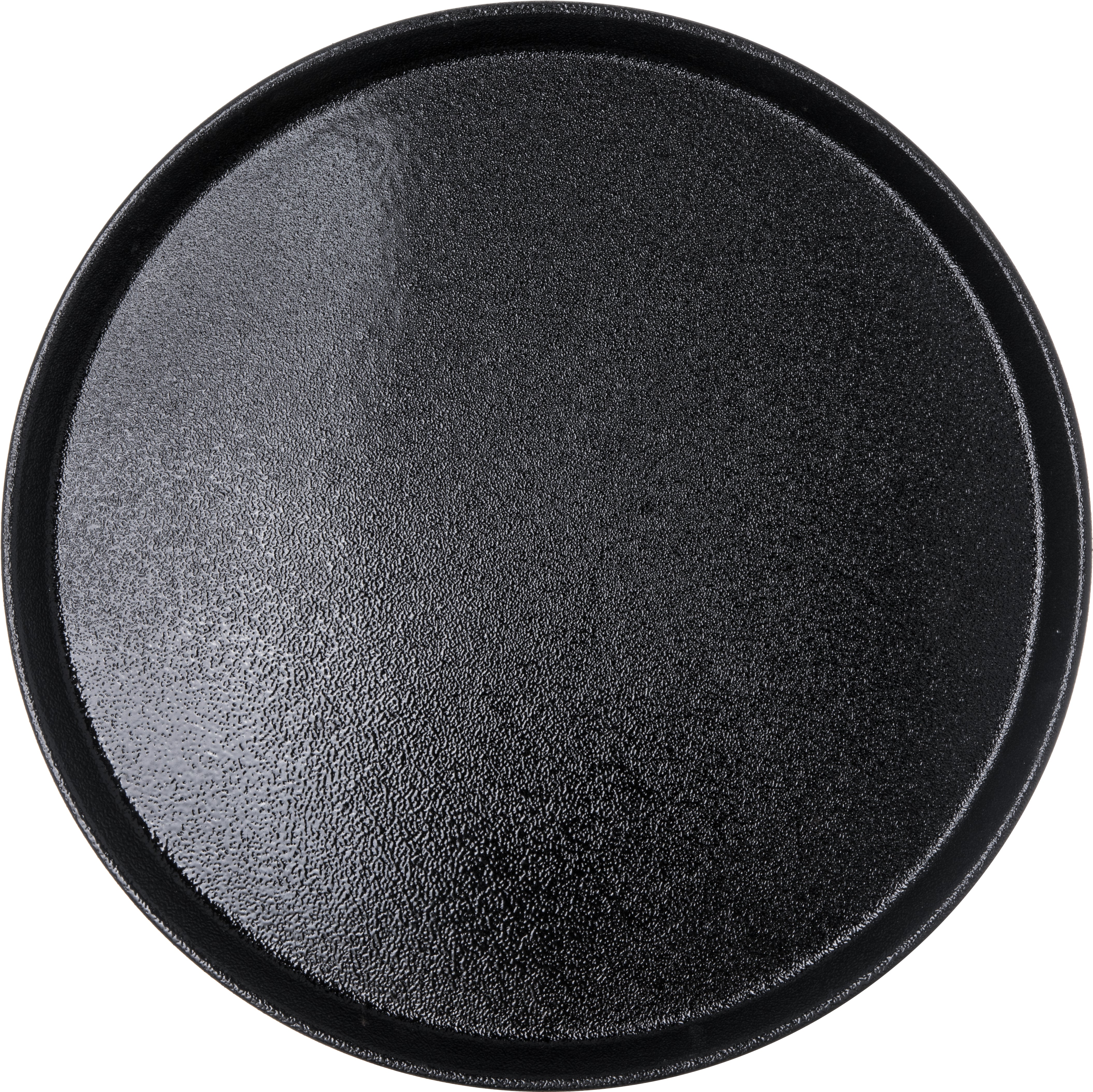 1600GR2004 Pack of 12 GriptiteTM 2 Round Non-Skid Tray 400mm in Black specially designed stain & odour resistant