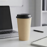 PakMax KRAFT 16oz Single Layer Hot Paper Cup - SLHPC-90-16K
