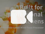 Dito Sama PREP4YOU Cutter Mixer Food Processor 9 Speed 2.6L Copolyester Bowl - P4U-PV2