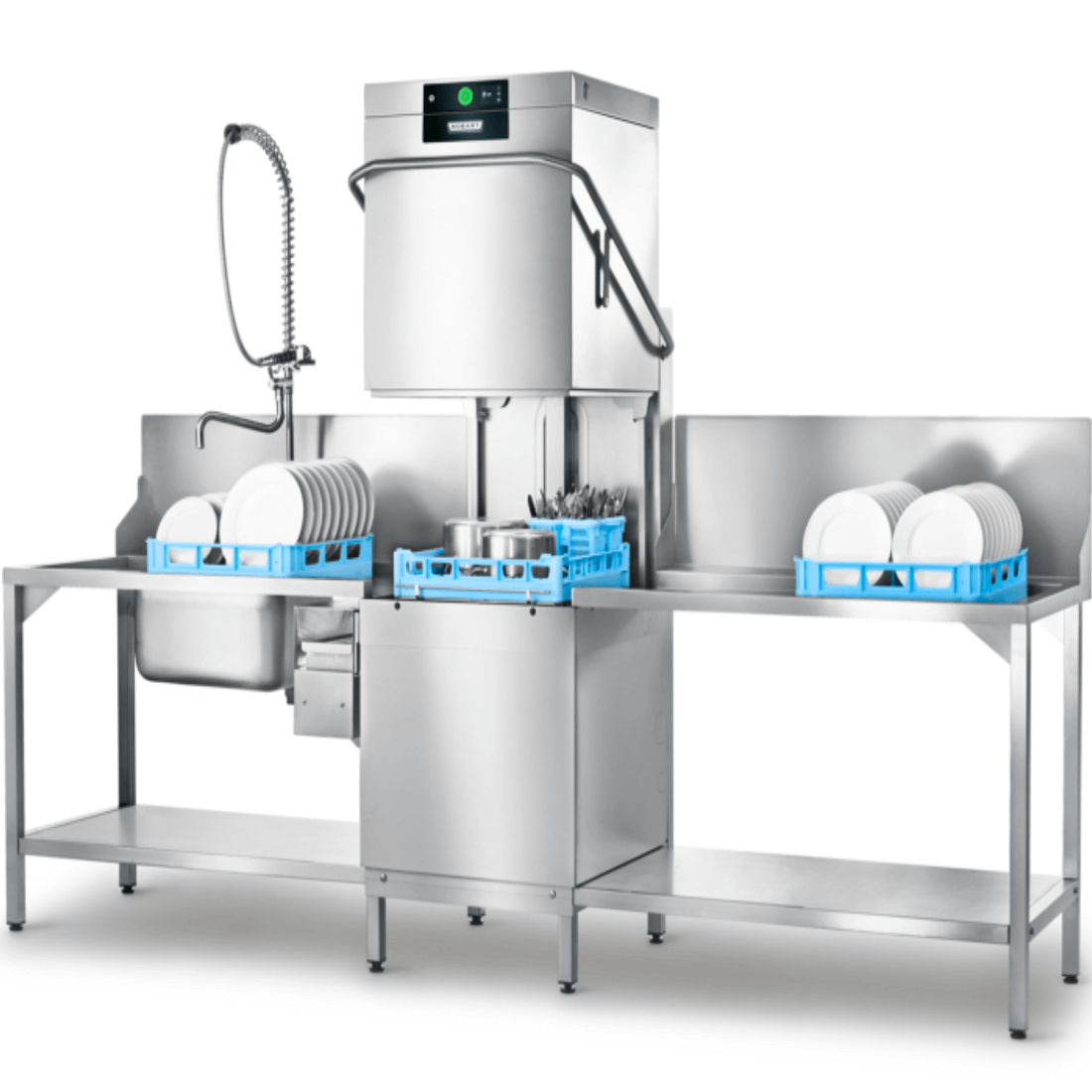 HOBART – PROFI AUP Hood-Type Dishwasher with Switchable High Pressure Wash