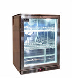 Single Door Bar Fridge - Stainless Steel Body & Doors