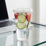 PakMax 98mm Cold Cup Flat Lid - CCFL-98C-PET-LID
