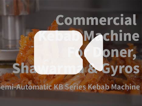 Gasmax Semi-automatic 4 Burner LPG Kebab Machine - KB-4LPG