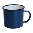 Olympia Enamel Blue/Black Mug - 350ml 12.25oz (Box 6)