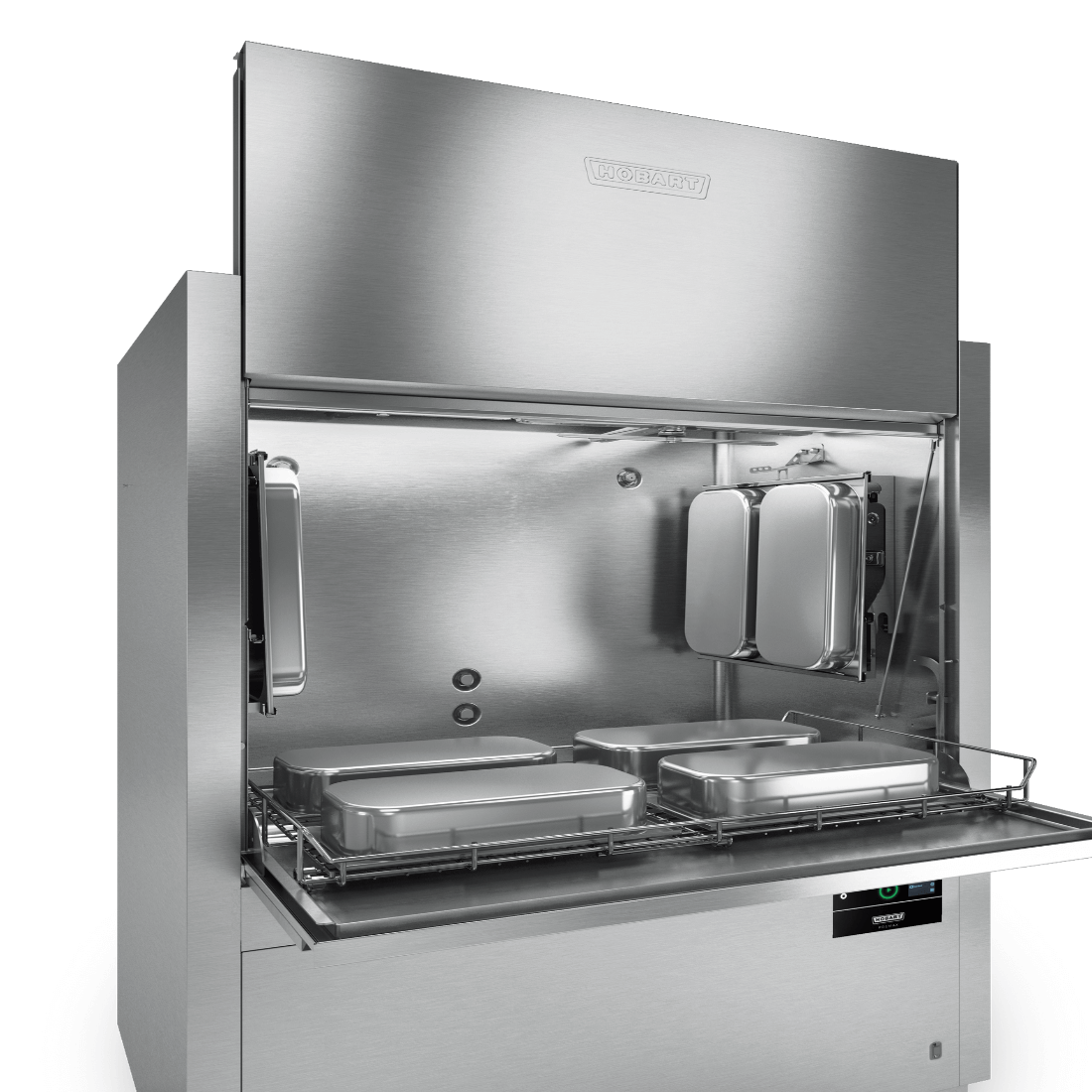 HOBART – PROFI UPT Wide Body Front Door Utensil Washer with Laterla Wash Arms & Exhaust Heat Recovery