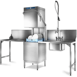HOBART – ECOMAX PLUS H615 Hood-Type Dishwasher