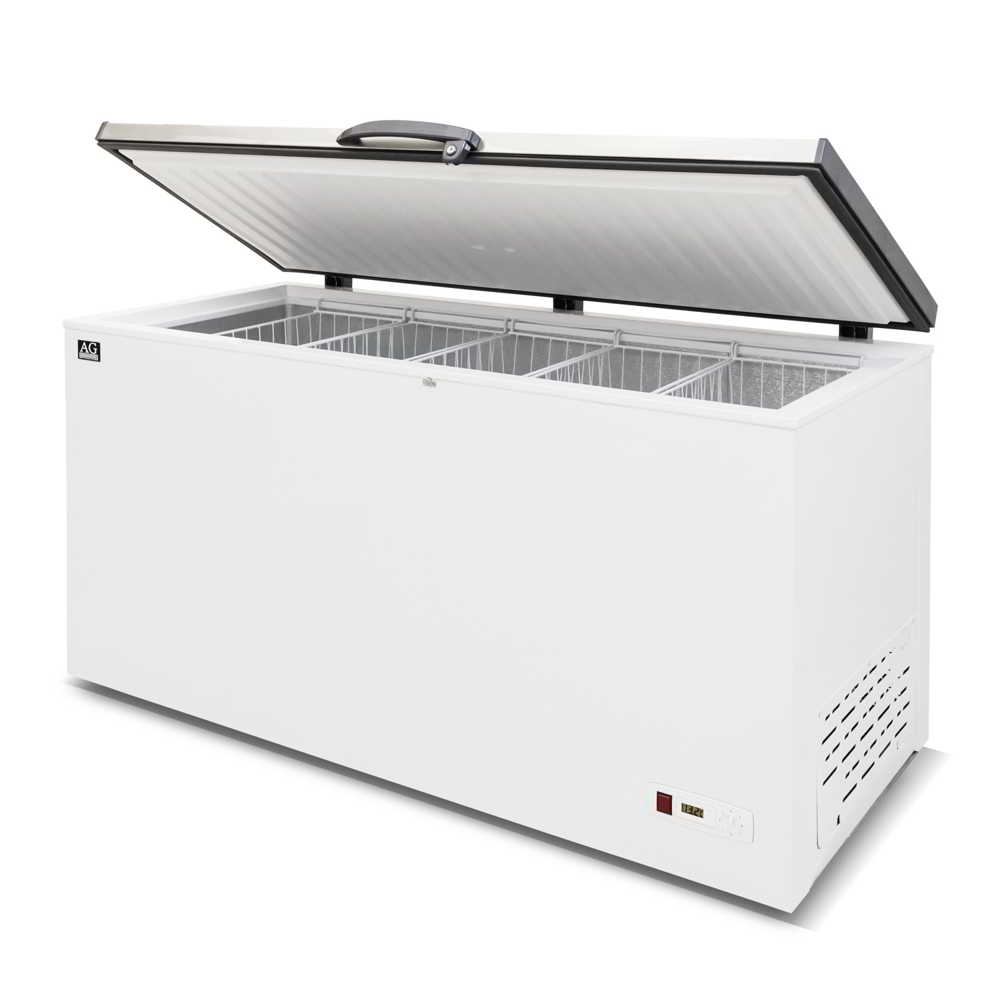 Stainless Lid Chest Freezer - 450 Litres