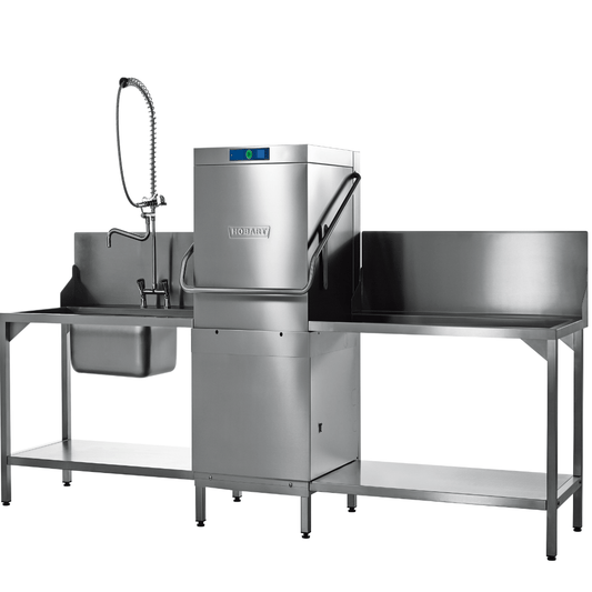 HOBART – PROFI AMX-V Hood-Type Dishwasher including VAPOSTOP