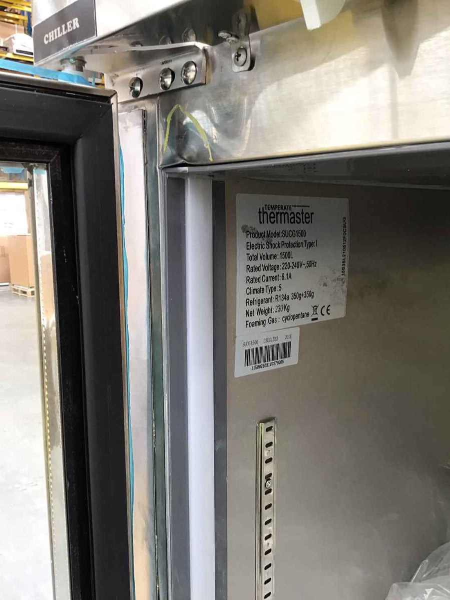 2NDs: Three Door Upright Display Fridge SUCG1500