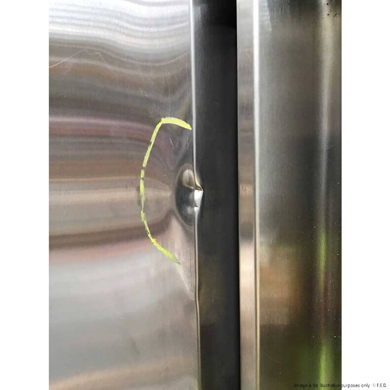 2NDs: TROPICAL Thermaster 2 x ½ door SS Freezer SUF500