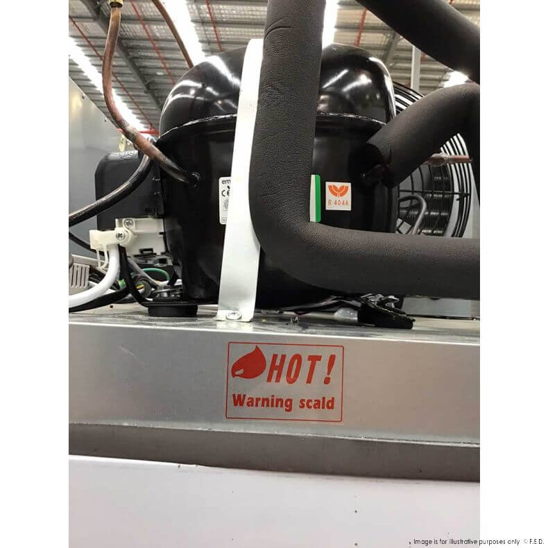 2NDs: TROPICAL Thermaster 2 x ½ door SS Freezer SUF500