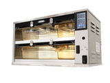 RFHU-22-DL042GM Duke hot hold cabinet 2 high 2 wide, 4 pan capacity 65mm deep, dedicated lids