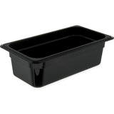 3066103 – StorPlus™ Polycarbonate Food Pan 1/3 Size, 100mm Deep – Black