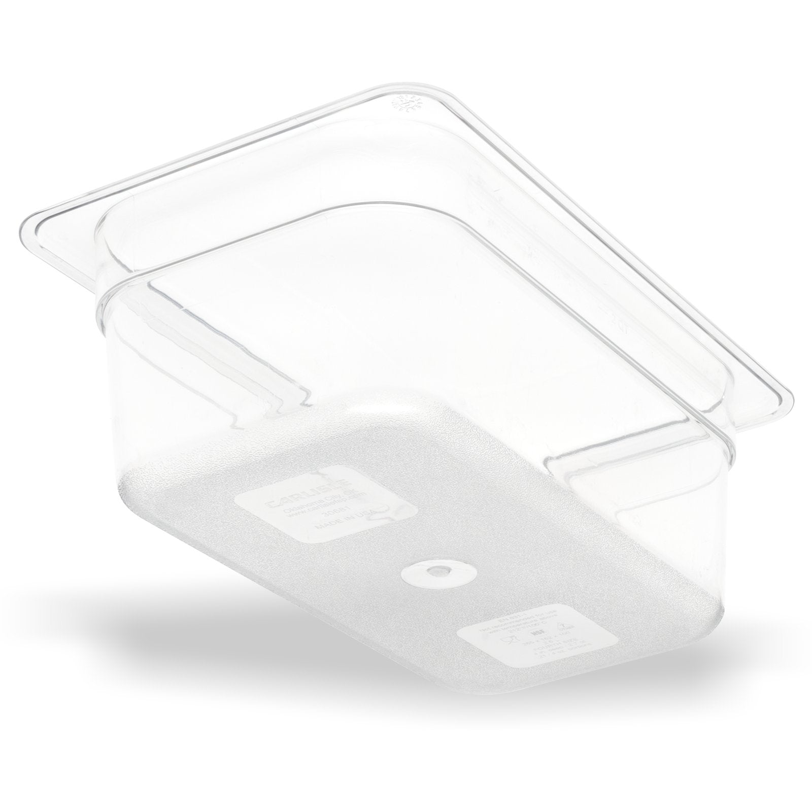 3068107 – StorPlus™ Polycarbonate Food Pan 1/4 Size, 100mm Deep – Clear