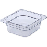 3068307 – StorPlus™ Polycarbonate Food Pan 1/6 Size, 65mm Deep – Clear