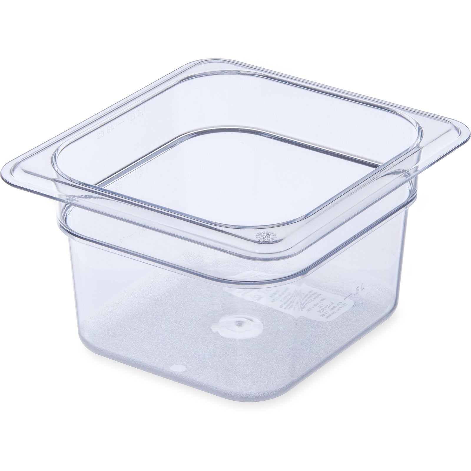3068407 – StorPlus™ Polycarbonate Food Pan 1/6 Size, 100mm Deep – Clear
