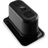 3068703 – StorPlus™ Polycarbonate Food Pan 1/9 Size, 100mm Deep – Black