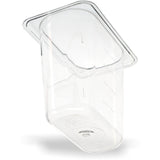 3068807 – StorPlus™ Polycarbonate Food Pan 1/9 Size, 150mm Deep – Clear