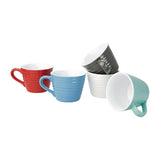 Olympia Cafe Aqua Ripple Mug - 230ml 8oz (Box 6)