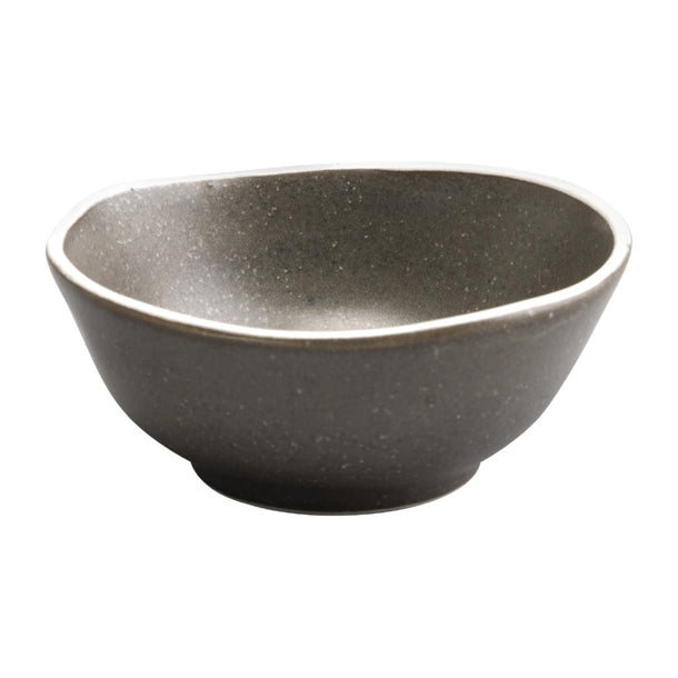 Olympia Chia Charcoal Dipping Dish 80x35(H)mm 3.1x1.3" 70ml 2.5oz (Box 12)