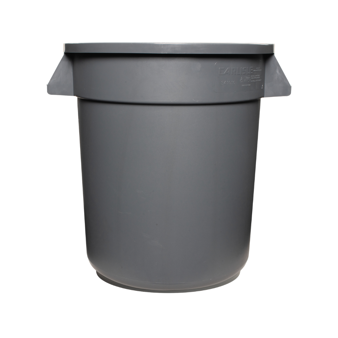 34101023 – Bronco™ Round Waste Bin Trash Container 38L – Gray