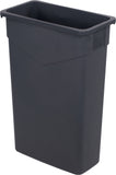 34202323 Carlisle Trimline™ Grey Rectangle Waste Container 87L Capacity 510mm x 280mm x 762mm