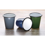 Olympia Enamel Grey/Black Tumbler - 310ml 11oz (Box 6)