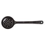 399103 Carlisle Measure Miser Black Measuring Perforated spoon with long handle 180mL Capacity