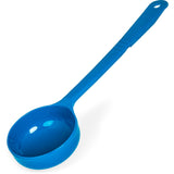 399214 Carlisle Measure Miser Blue Measuring solid spoon with long handle 240mL Capacity