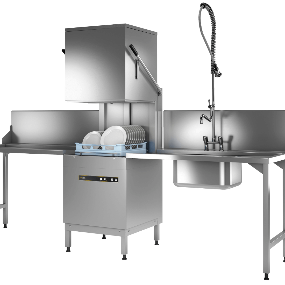 HOBART – ECOMAX 604 Hood-Type Dishwasher