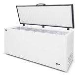 Stainless Lid Chest Freezer - 550 Litres