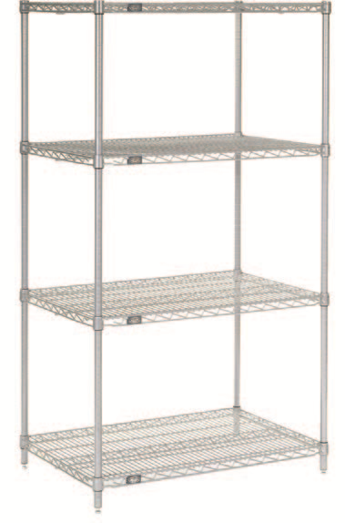 14427EPL Atlas Shelving 4 Shelf Wire Shelving