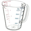 4314207 Pack of 6 Carlisle Clear Polycarbonate Measuring Cup 500ml