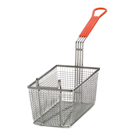 YT43 Yellow Table Frybasket With Orange Handle 308 x 162 x 133mm