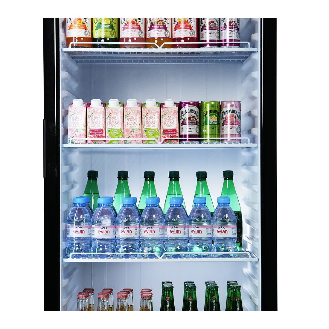 Thermaster Upright Glass Door Beverage Fridge - SDC-343B