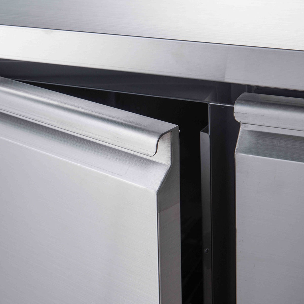 FED-X Three Door Salad Prep Fridge with Marble Top - XGNS1300E