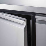 FED-X Three Door Salad Prep Fridge with Marble Top - XGNS1300E