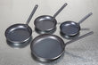 12” Black Steel Omelette / Pasta Pan