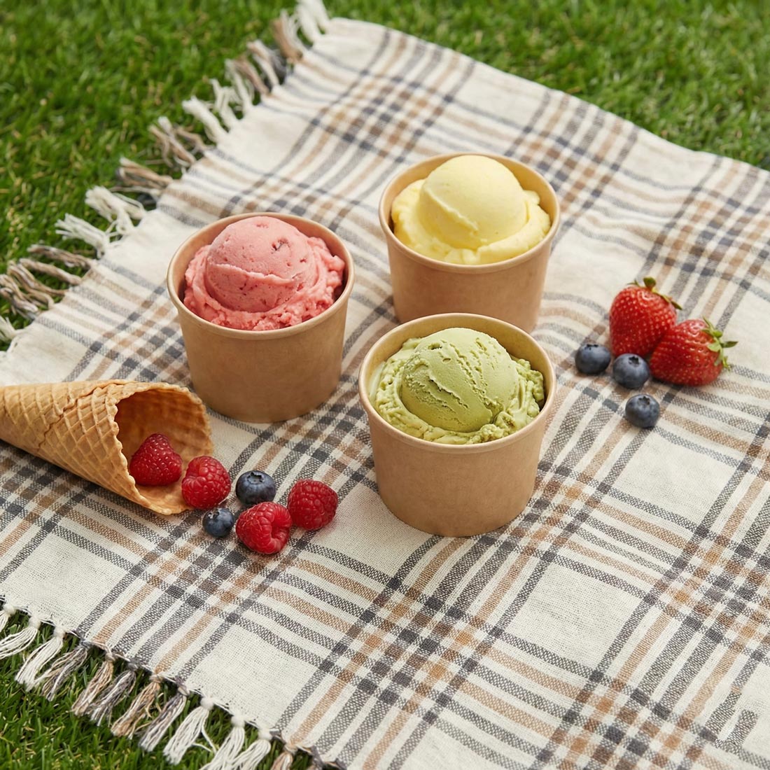 PakMax KRAFT 8oz Icecream Cup - ICC-95-8K