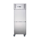 FED-X S/S Split Two-Door Upright Freezer - XURF650S1V