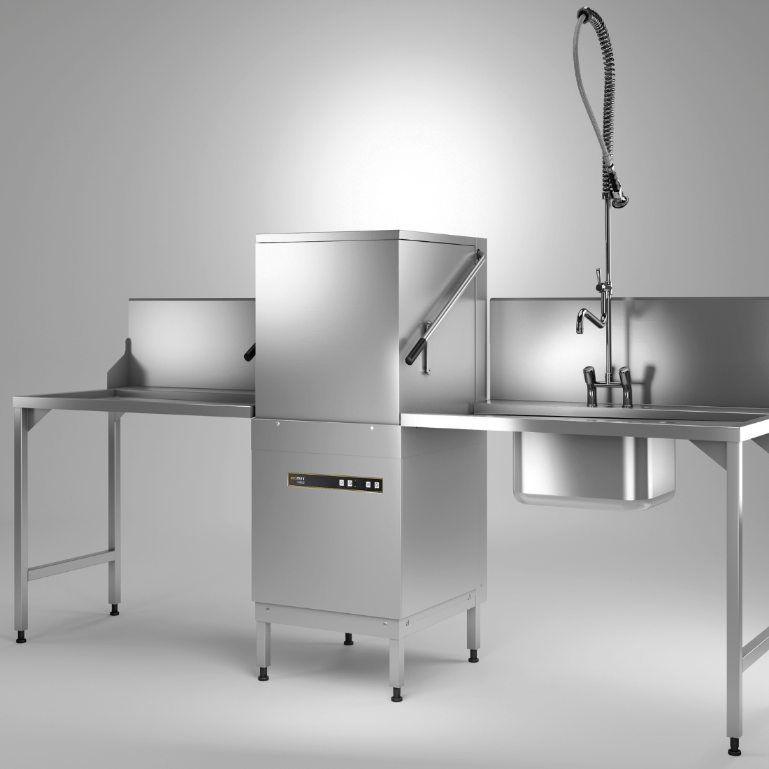 HOBART – ECOMAX 604 Hood-Type Dishwasher