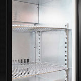 Three Door Bar Fridge - Black Body & Doors