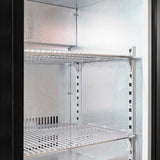 Twin Door Bar Fridge - Black Body & Doors