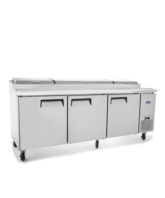 3 Door Pizza Prep Table Fridge 2362mm MPF8203