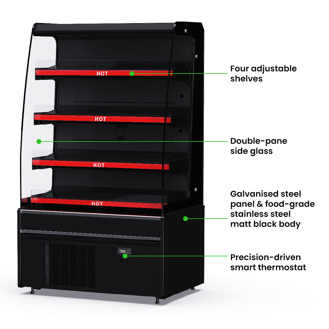 Thermaster Grab & Go Hot Cabinet — DC-900H