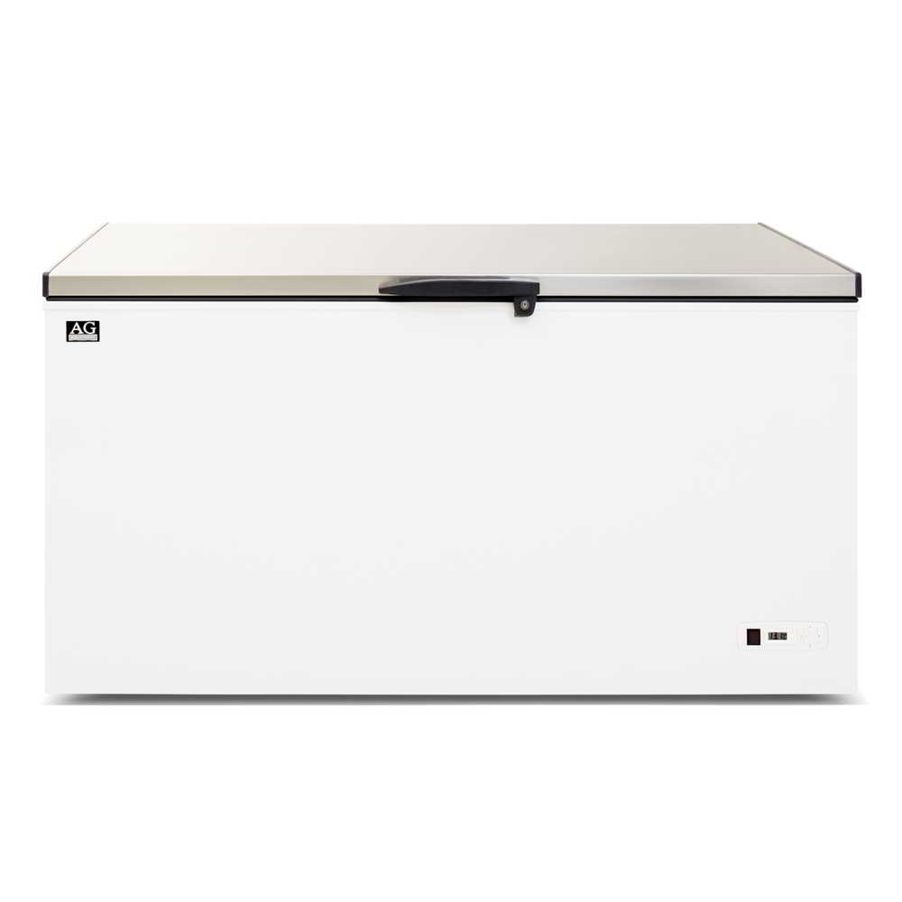 Stainless Lid Chest Freezer - 450 Litres