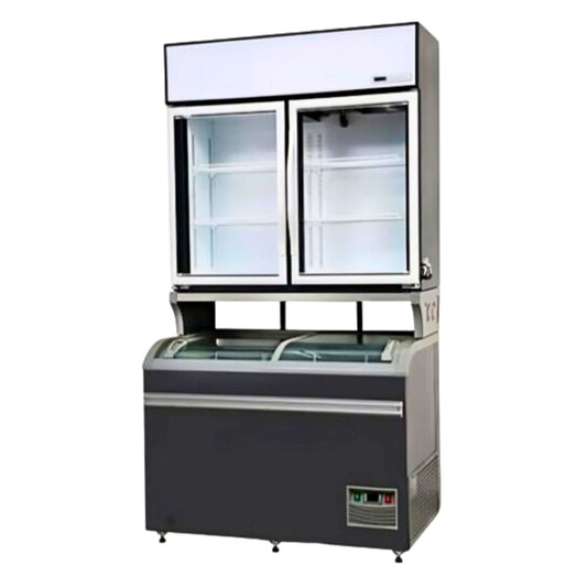 Austune Combination Convenience Freezer 2 Door AZMD-700