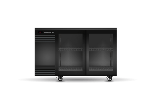 BackBar 2 Glass Sliding Door Fridge BB.2.GSL