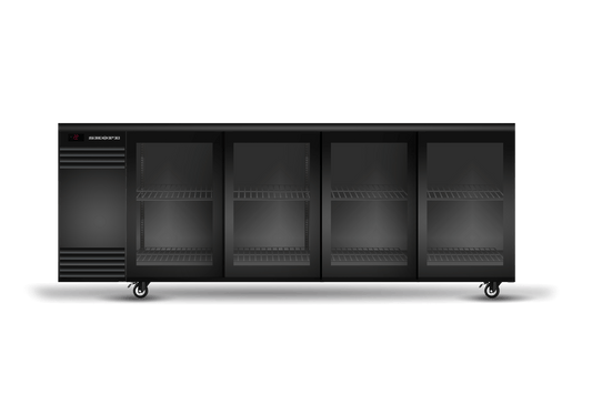 BackBar 4 Glass Sliding Door Fridge BB.4.GSL
