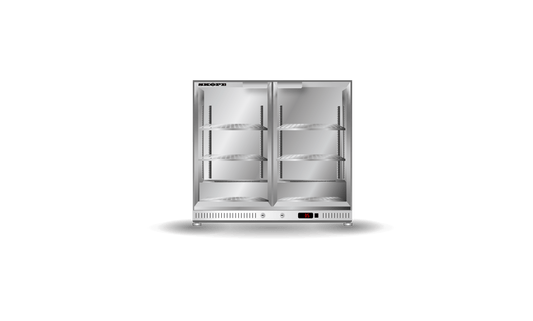 Two Glass Door Bar Cooler BC.2.GSW